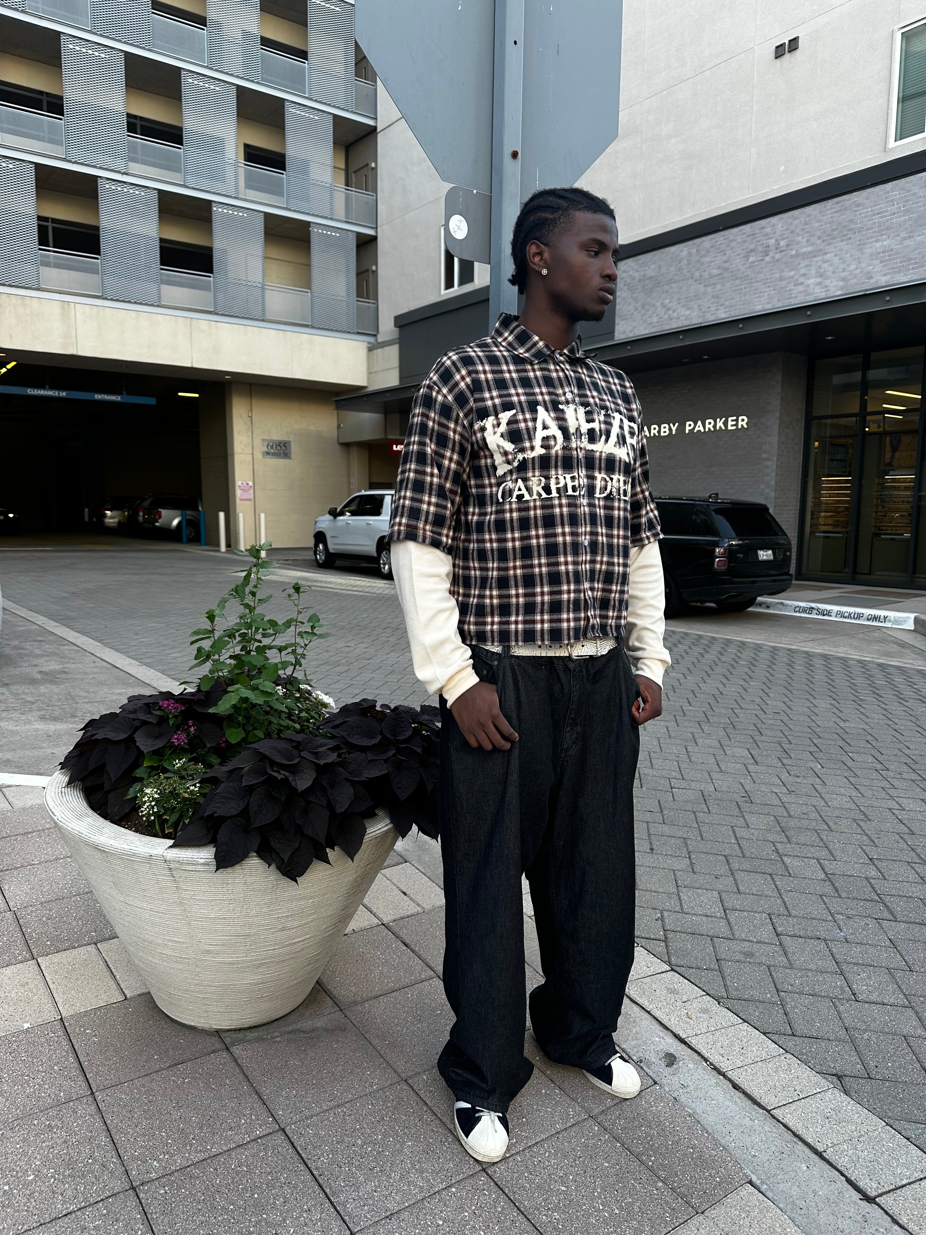 元彼clothing KAEZE STAR FLANNEL (BLACK) – KAEZECARPEDIEM